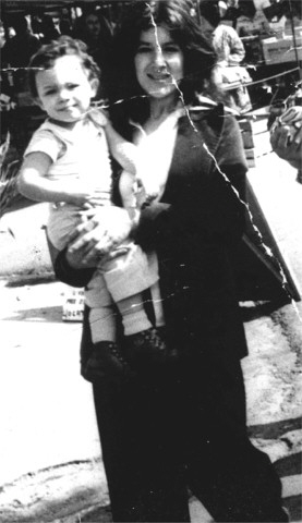 Blandine Soulmana et son fils